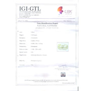 5.24/CT Natural yellow sapphire with Govt Lab Certificate-YELSA9V